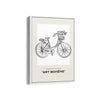 Life is a beautiful ride Modern Line Wall Art