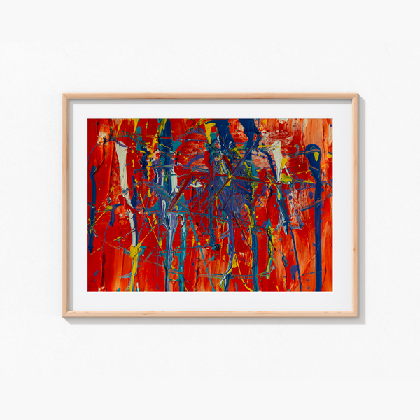 Celestial Fragments Abstract Modern Wall Art