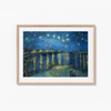 Vincent van Gogh's Starry Night Over the Rhone Wall Art