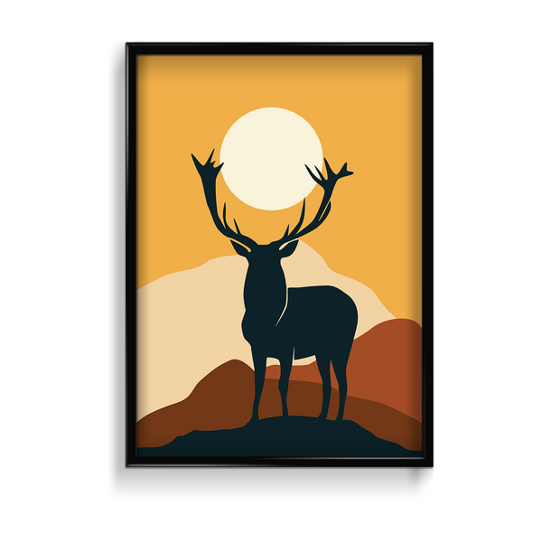 The Horn Landscape Modern Wall Art