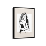 Sunset Surfer Travel Wall Art