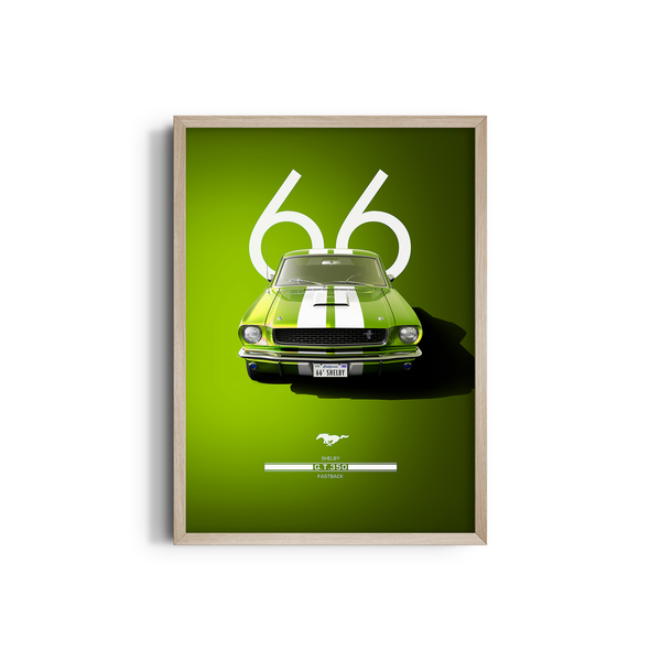 Shelby G.T. 350 Fastback Wall Art