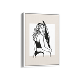 Sunset Surfer Travel Wall Art