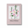 Hollyhock Botanical Modern Wall Art