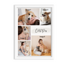 Cutest Pup 5 Image Collage Wall Art