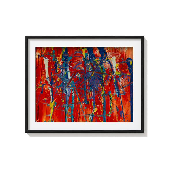 Celestial Fragments Abstract Modern Wall Art
