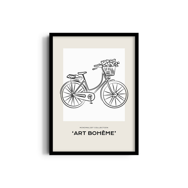 Life is a beautiful ride Modern Line Wall Art