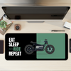 Eat sleep ride repeat Bike Desk Mat | Desk Pad | Mouse Pad