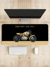 Ride Fast Live Free Bike Desk Mat | Desk Pad | Mouse Pad