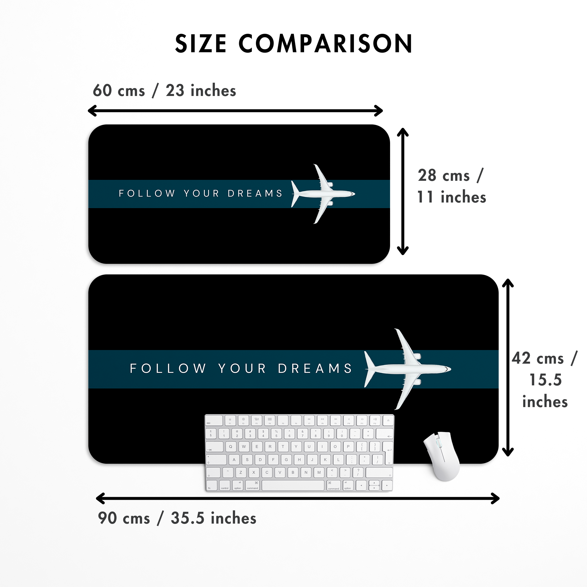 Follow your dreams Desk Mat | Desk Pad | Mouse Pad