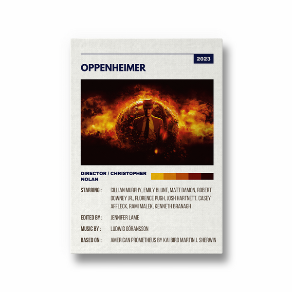 Oppenheimer Retro Wall Art