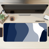 Abstract Blue Desk Mat | Desk Pad | Mouse Pad