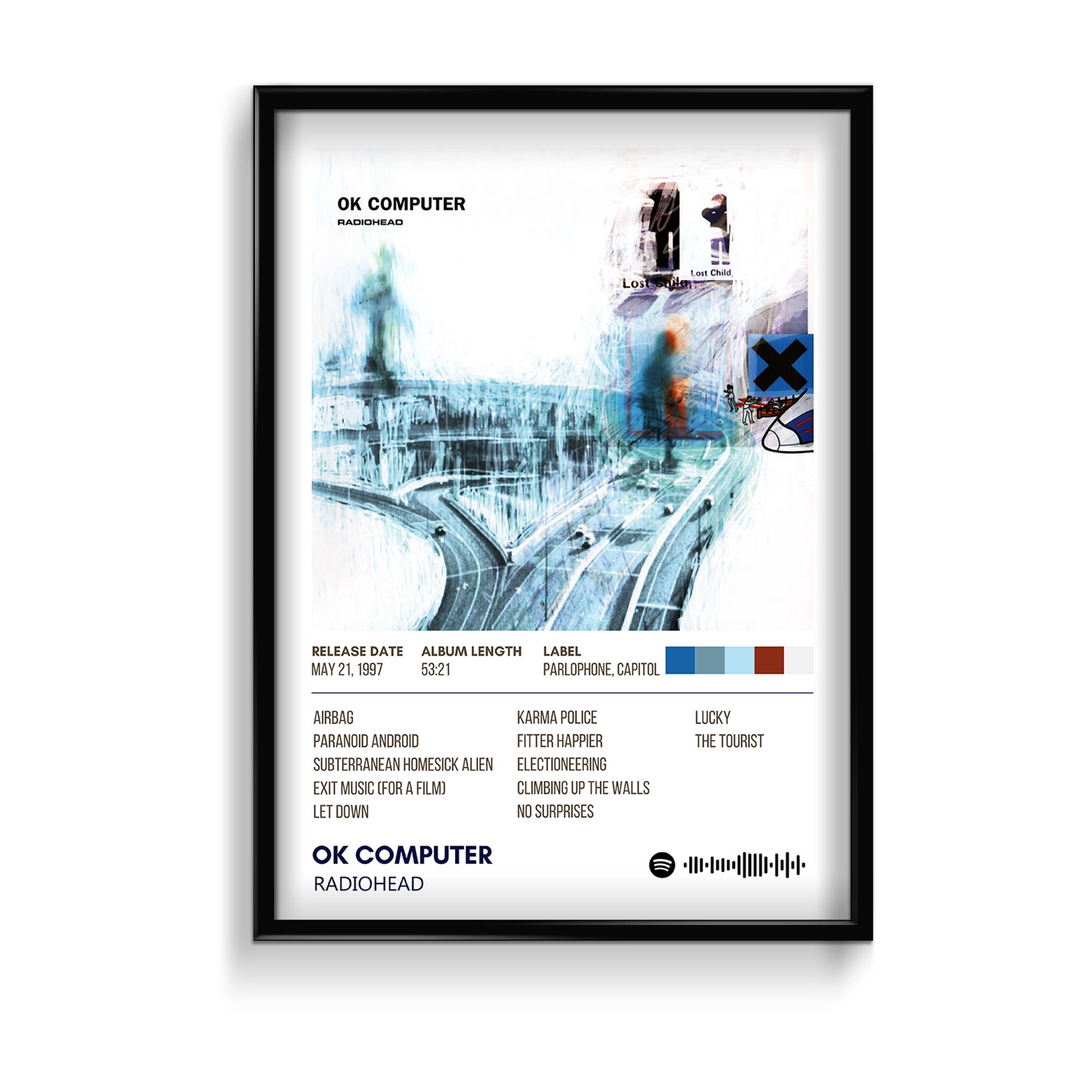 OK Computer by Radiohead Poster
