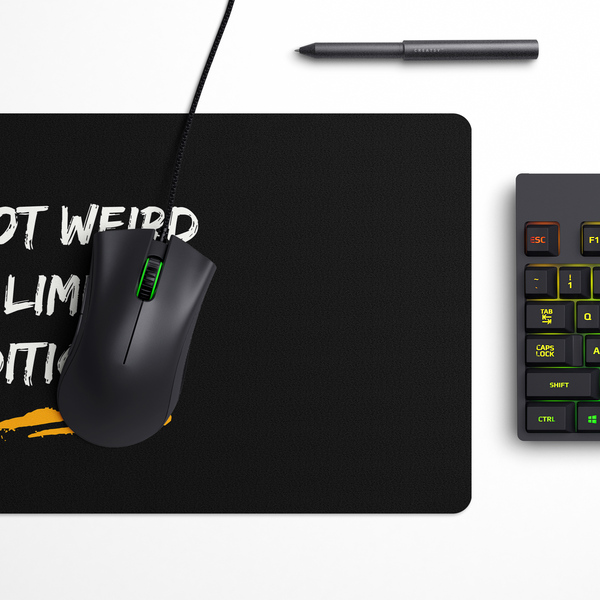 I am not weird I am limited edition Desk Mat | Desk Pad | Mouse Pad