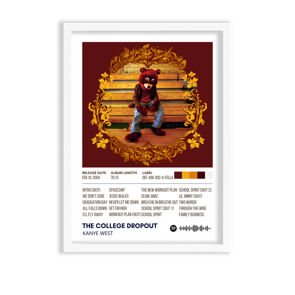 The College Dropout by Kanye West Poster