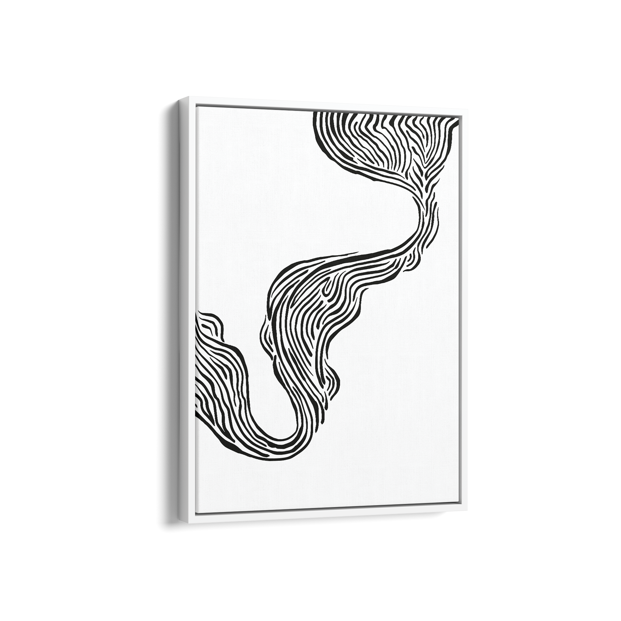 Shadows and Storkes Simplicity Wall Art