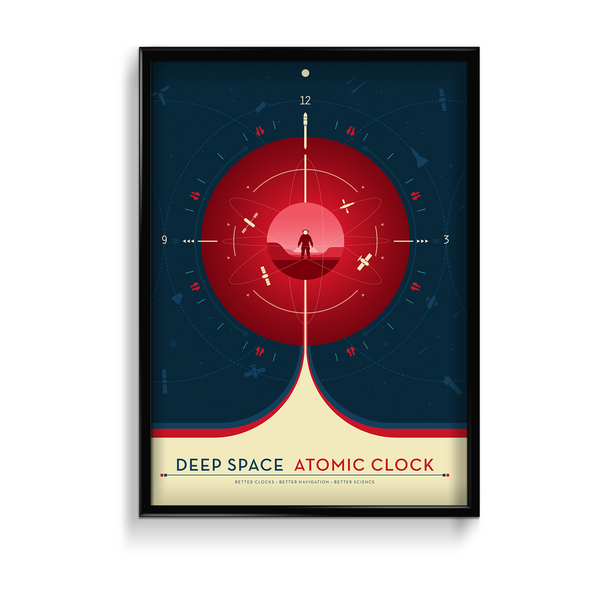 Deep Space Atomic Clock Nasa - Red