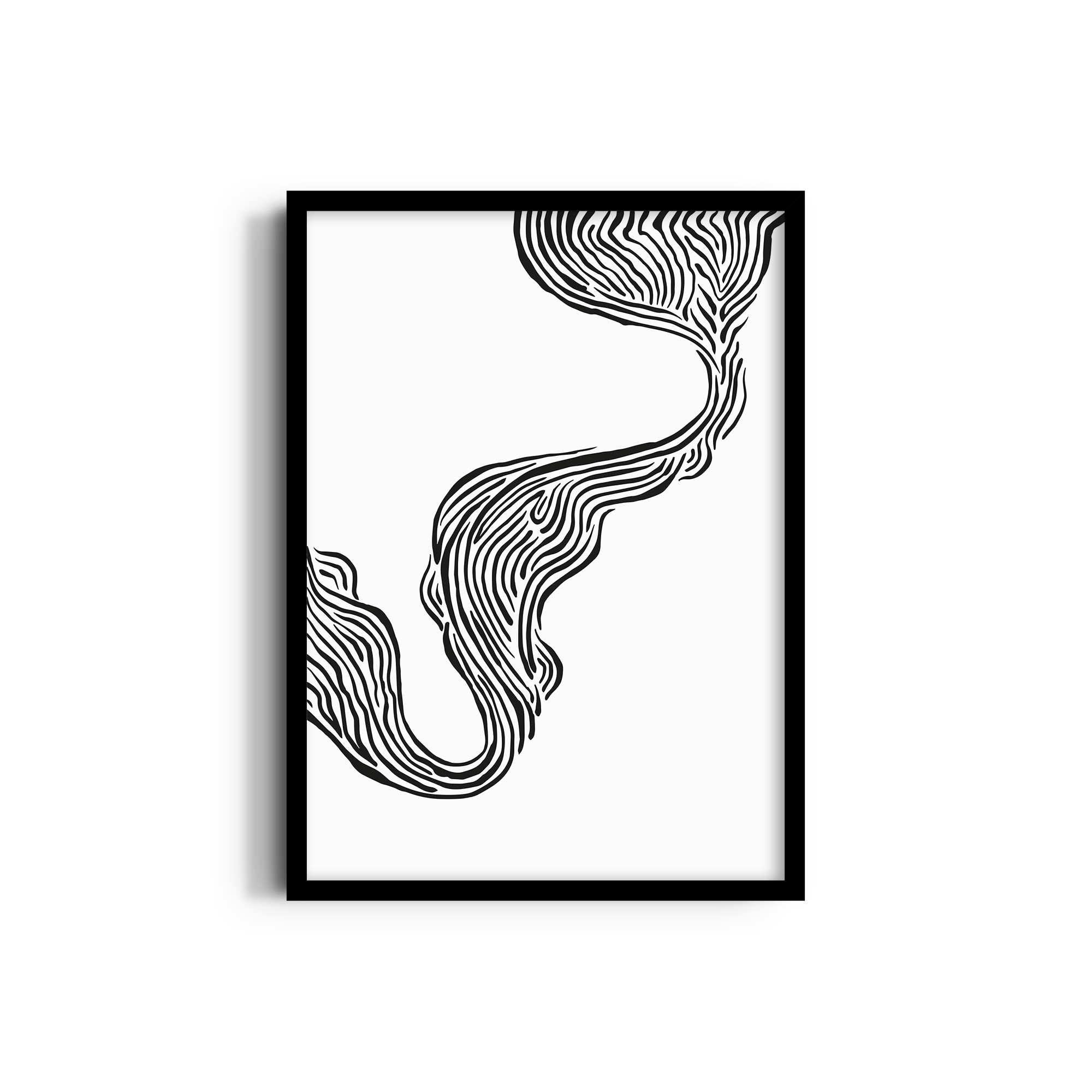 Shadows and Storkes Simplicity Wall Art