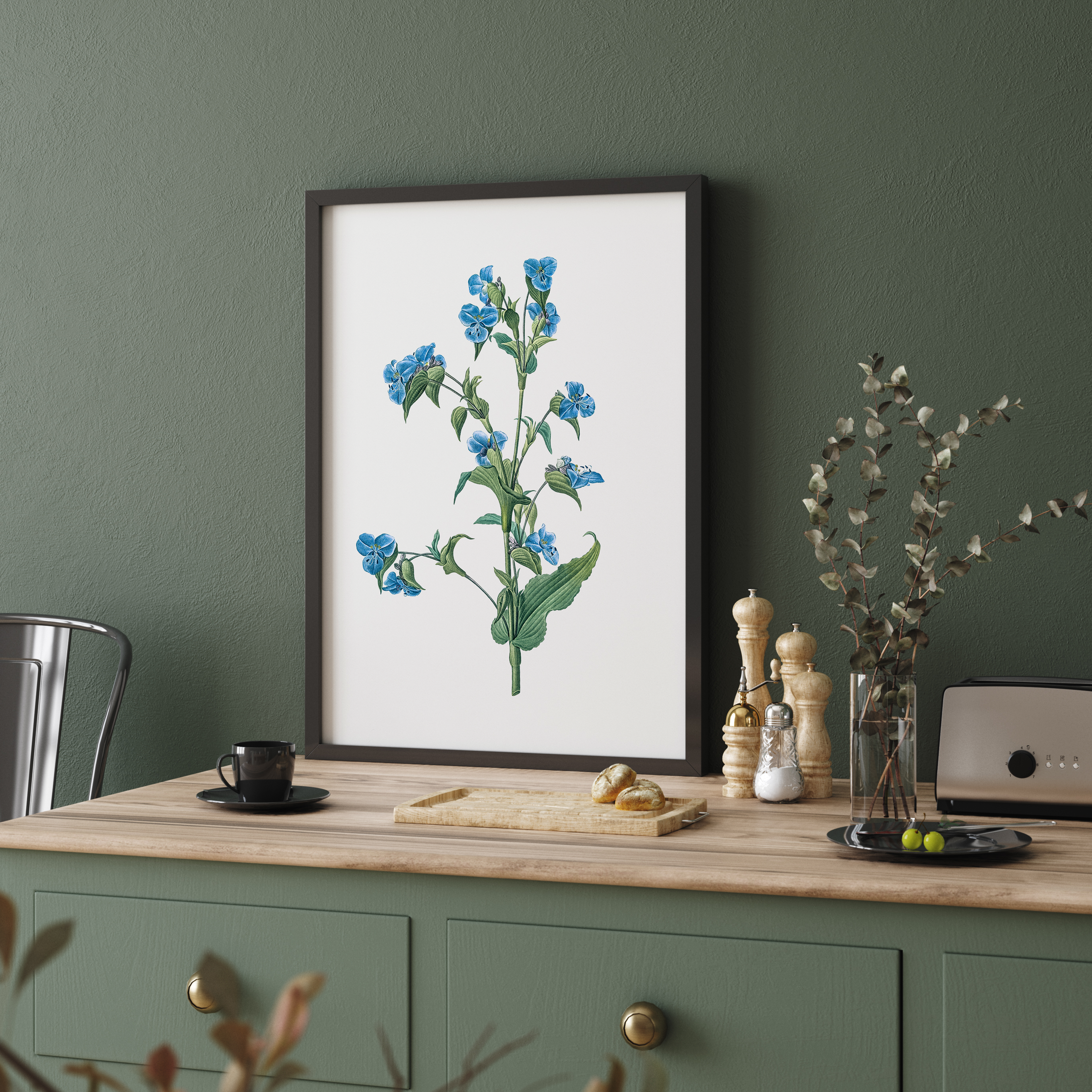 Twisted Thimbleberry Botanical Wall Art