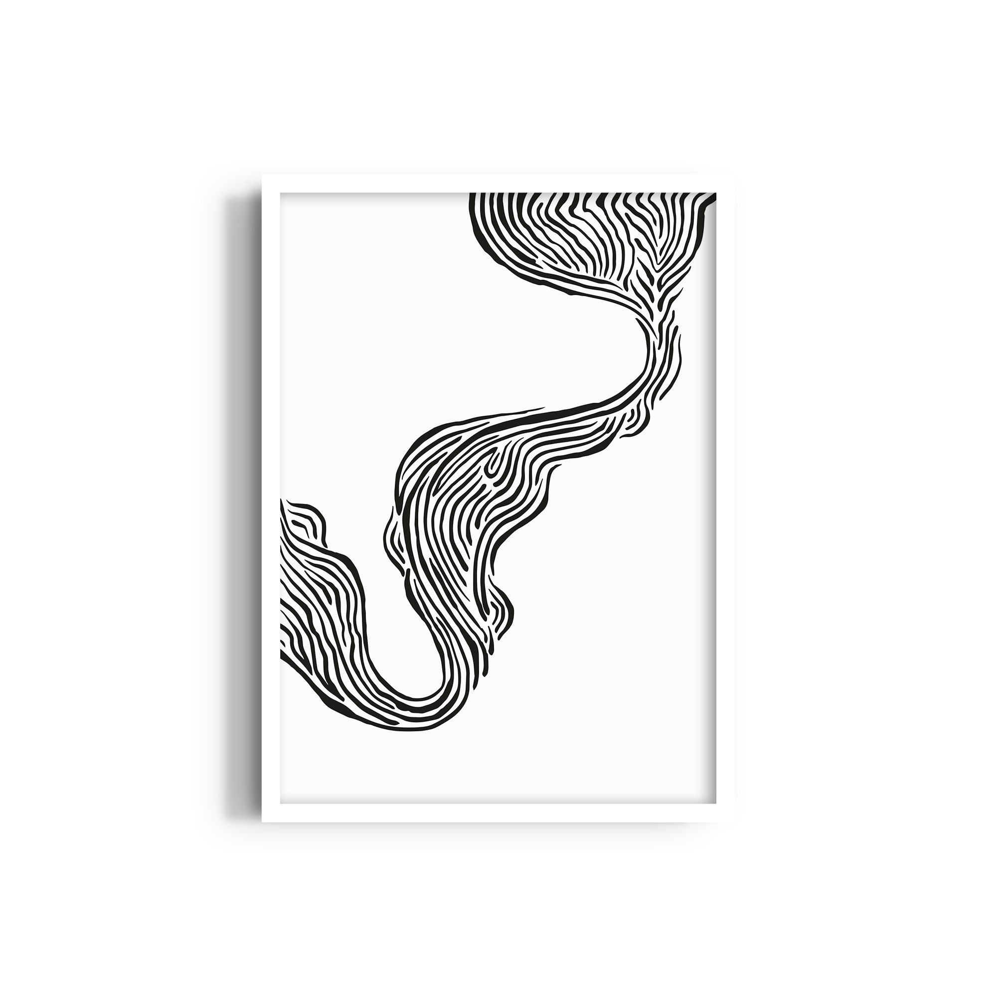 Shadows and Storkes Simplicity Wall Art