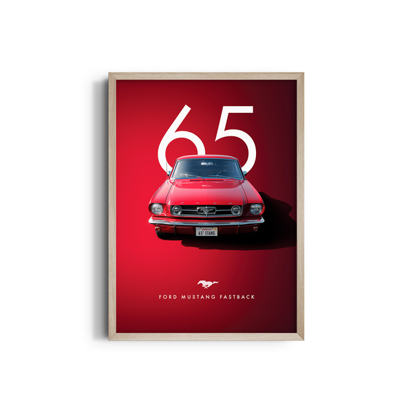 Ford Mustang Fastback Wall Art
