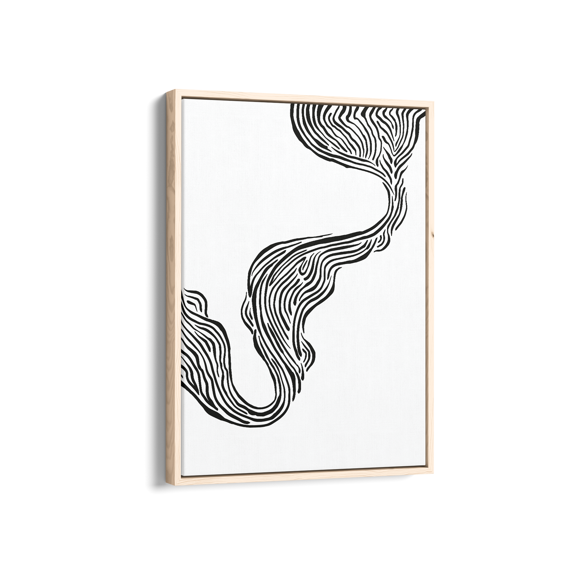 Shadows and Storkes Simplicity Wall Art