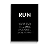 Run Definition Poster