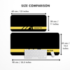 Caution Desk Mat | Desk Pad | Mouse Pad