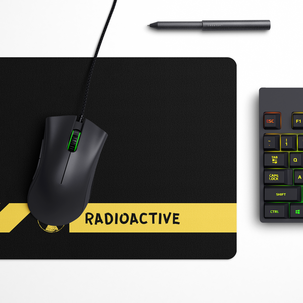 Caution Desk Mat | Desk Pad | Mouse Pad