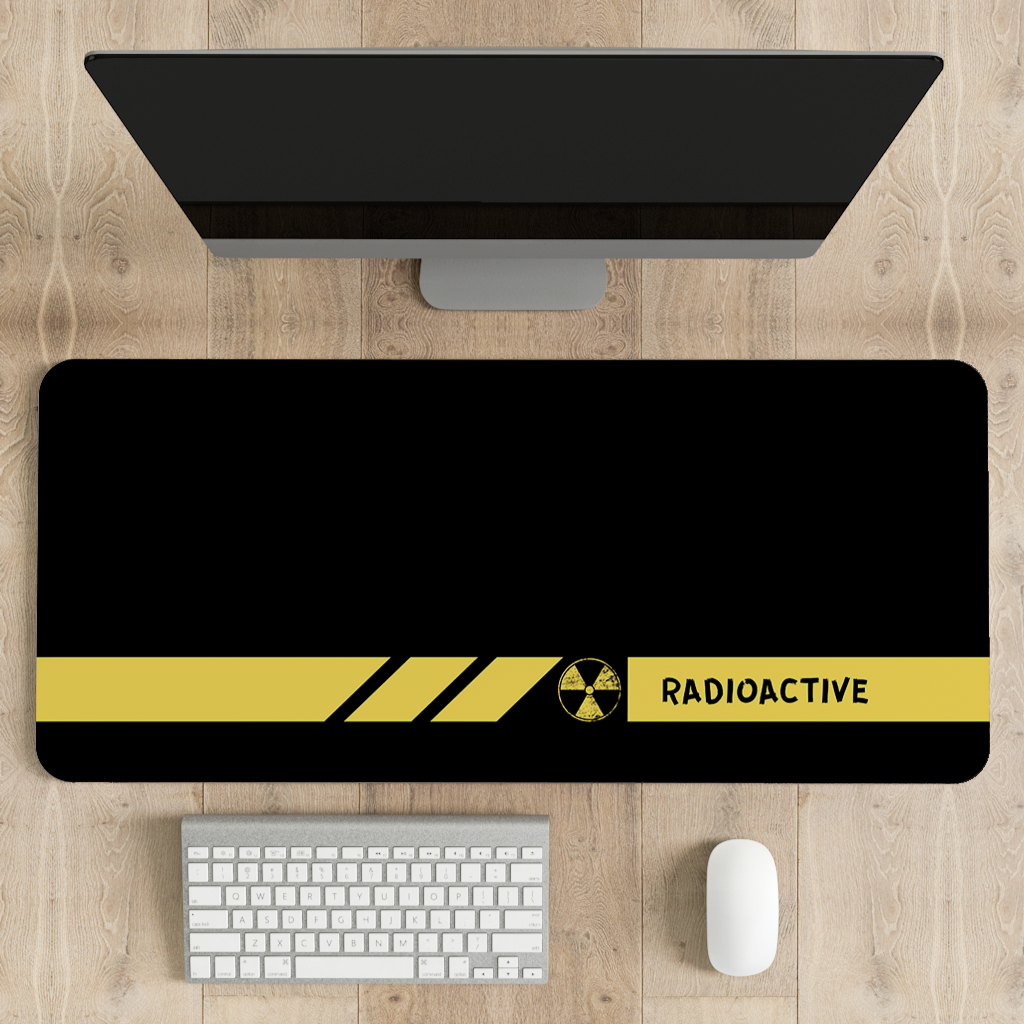 Caution Desk Mat | Desk Pad | Mouse Pad