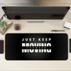Just keep moving forward Desk Mat | Desk Pad | Mouse Pad