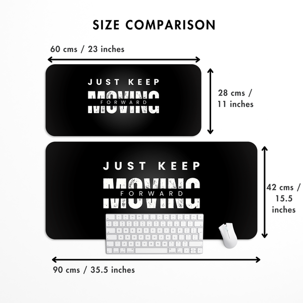 Just keep moving forward Desk Mat | Desk Pad | Mouse Pad