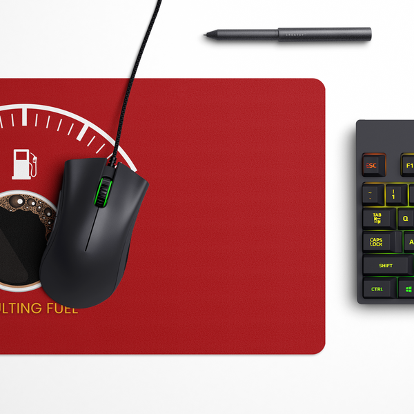 Coffee Meter - Adulting Fuel Desk Mat | Desk Pad | Mouse Pad