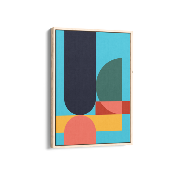 Reflection Abstract Geometric Modern Wall Art