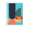 Reflection Abstract Geometric Modern Wall Art