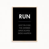 Run Definition Poster