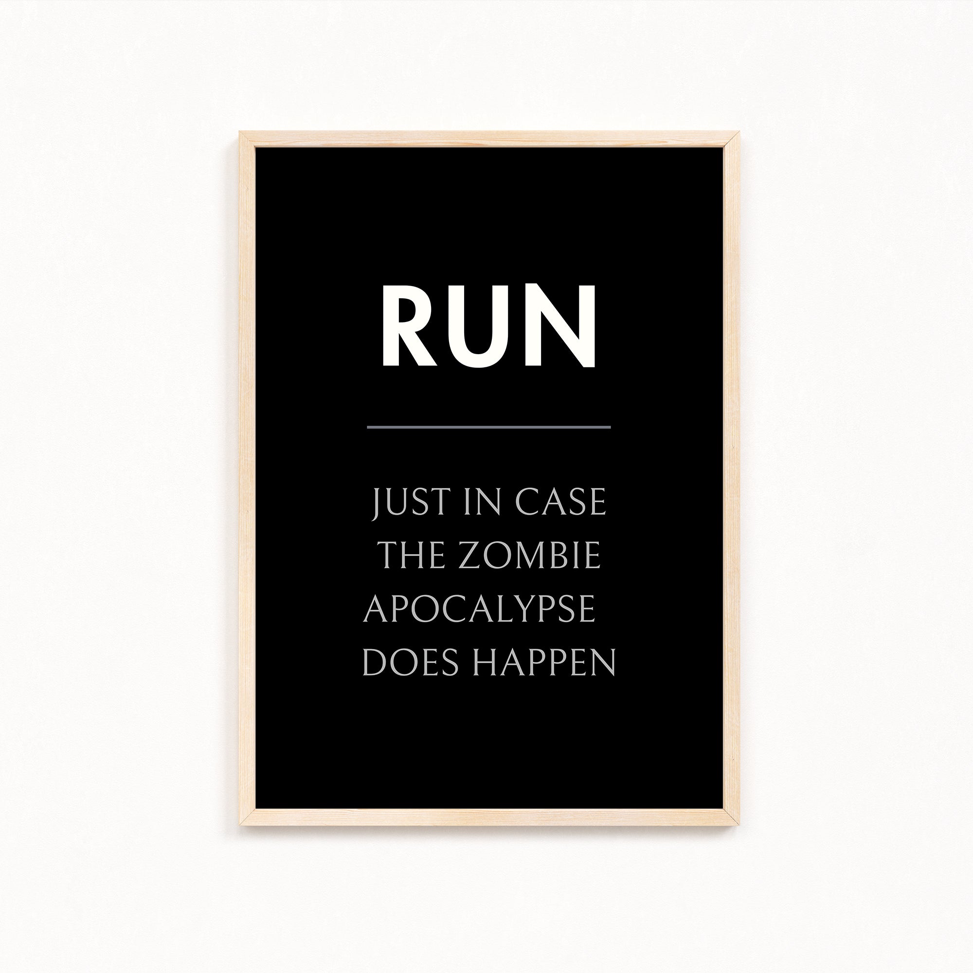 Run Definition Poster