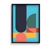 Reflection Abstract Geometric Modern Wall Art