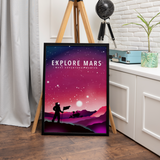 Explore Mars Premium Wall Art