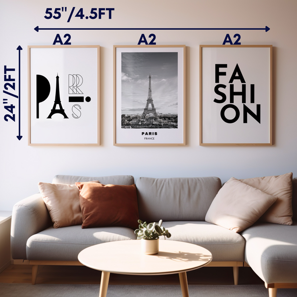 Set of 3 Fashion Wall Art