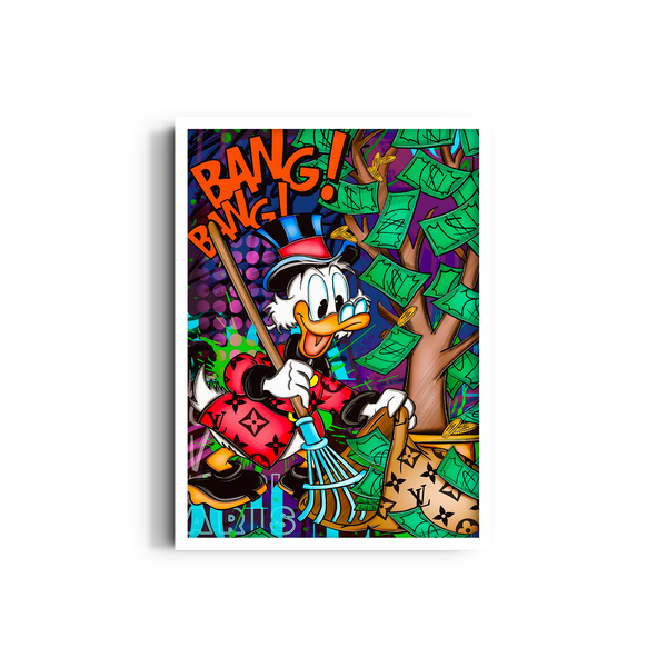 Scrooge's Money Garden Pop Wall Art