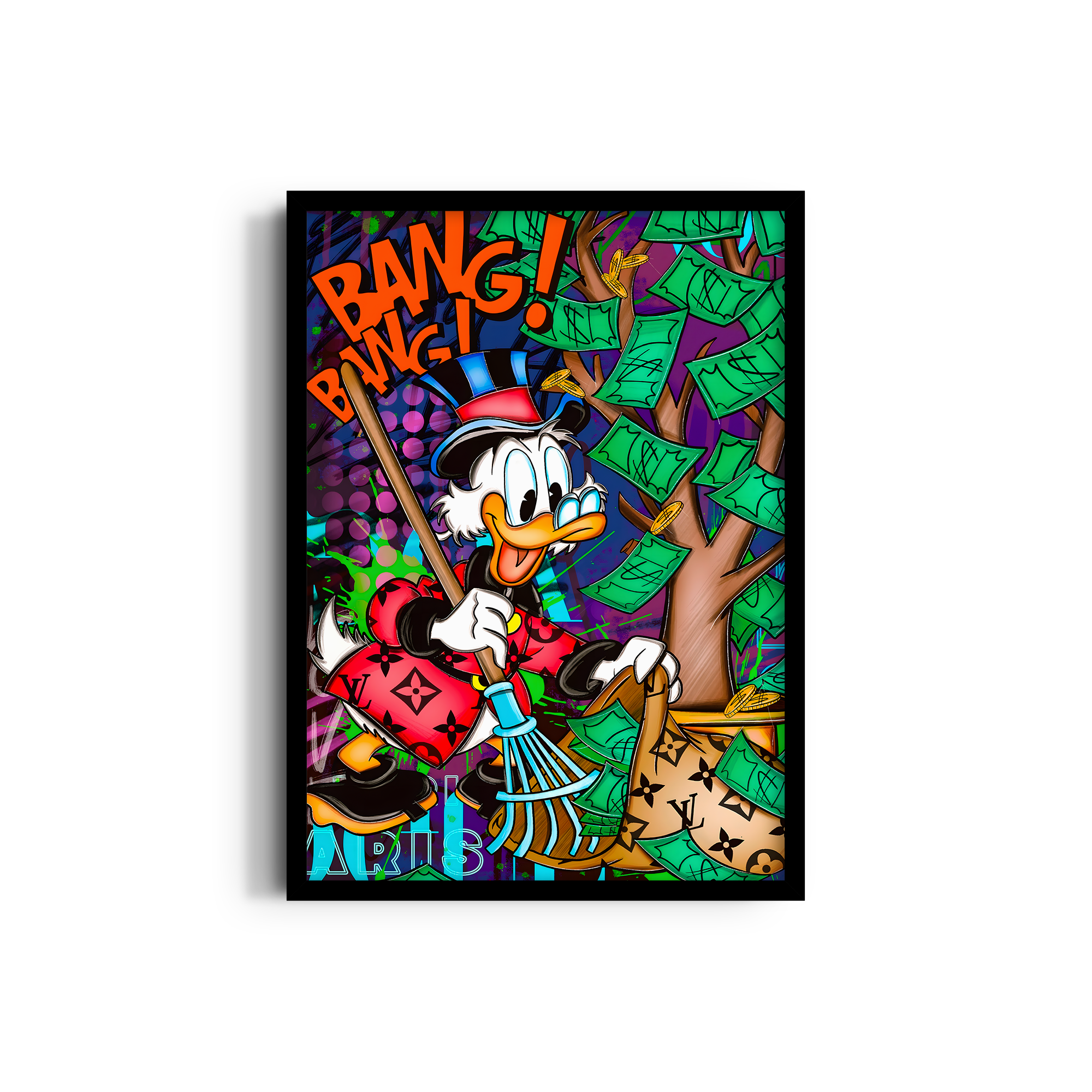 Scrooge's Money Garden Pop Wall Art