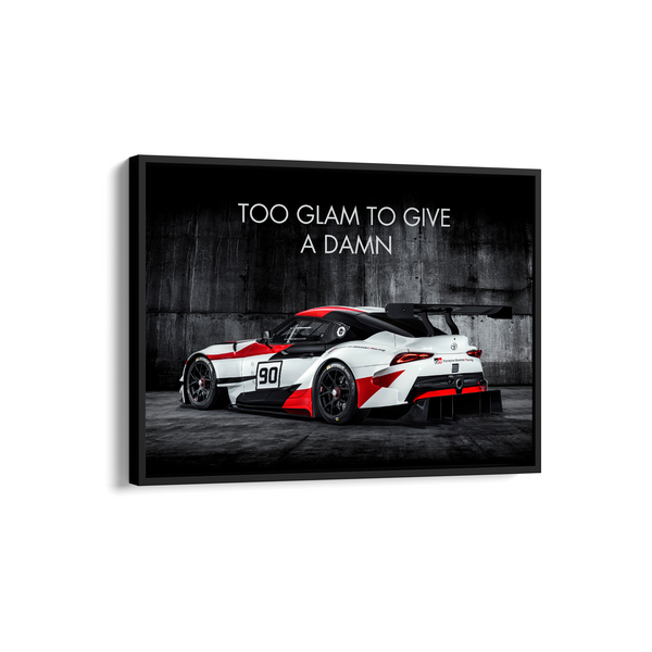 Too Glam to give a damn - 2018 Toyota GR Supra Wall Poster