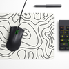 Topography Light Desk Mat | Desk Pad | Mouse Pad