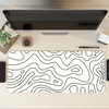 Topography Light Desk Mat | Desk Pad | Mouse Pad