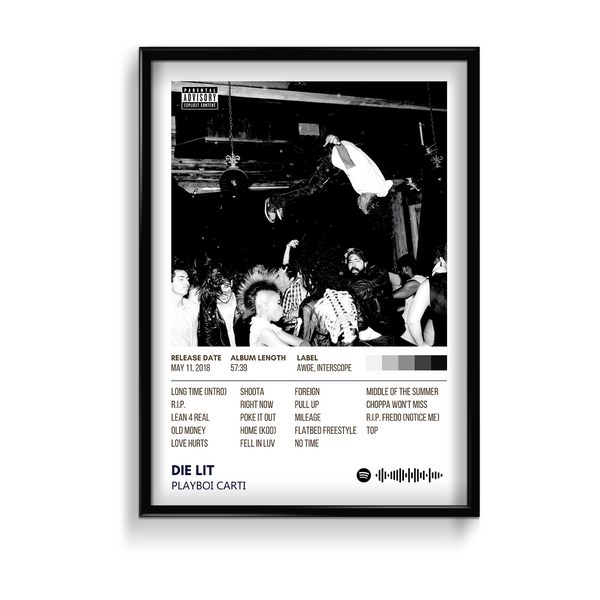 Die Lit by Playboi Carti Album Poster