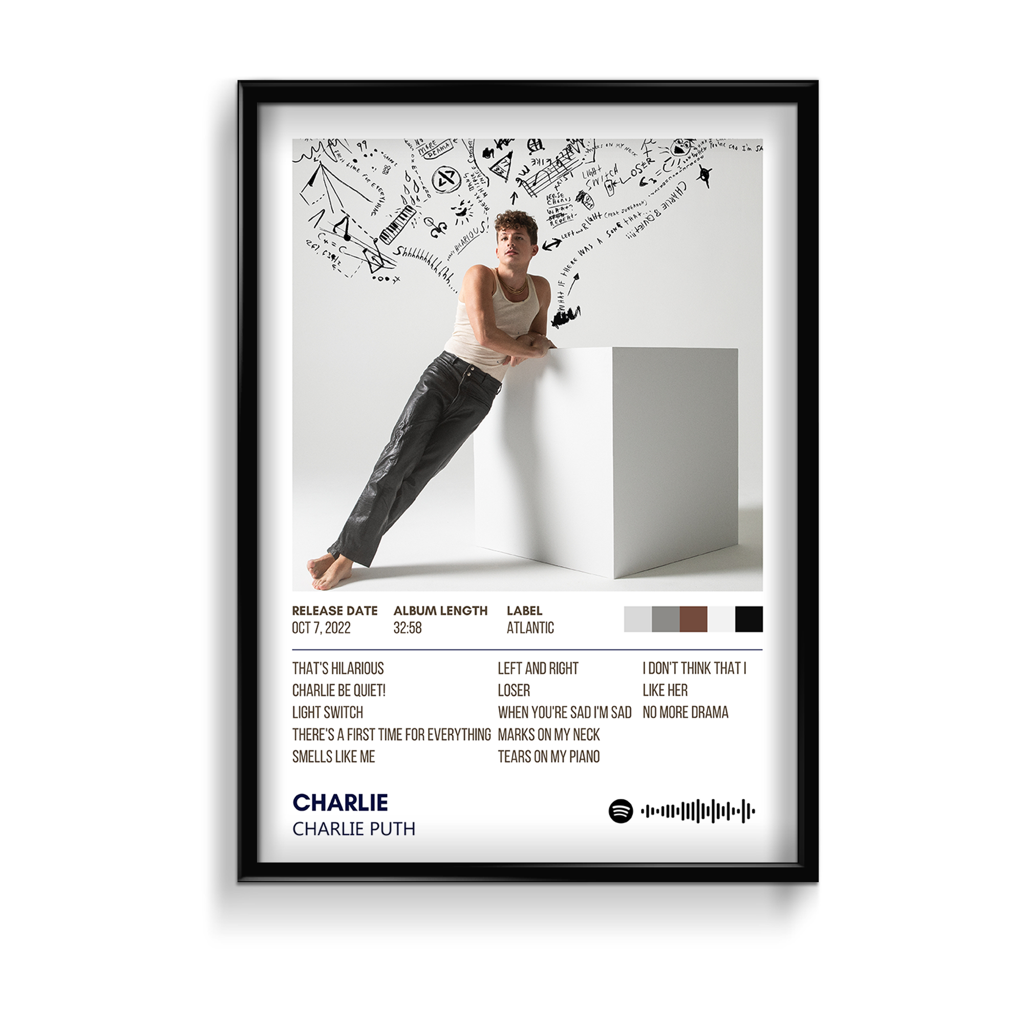 Charlie by Charlie Puth Album Poster