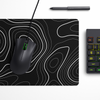 Topography Dark | Desk Mat | Desk Pad | Mouse Pad