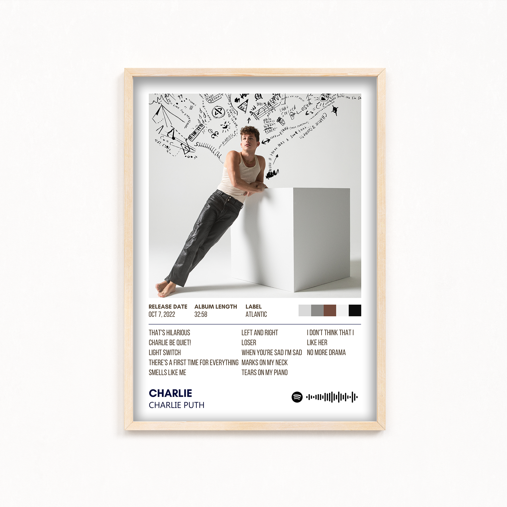 Charlie by Charlie Puth Album Poster