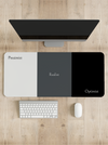 Pessimist Realist Optimist Desk Mat | Desk Pad | Mouse Pad